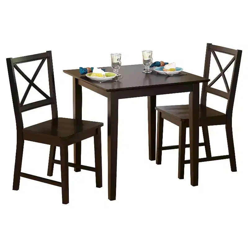 3pc Cross Back Dining Set - Buylateral