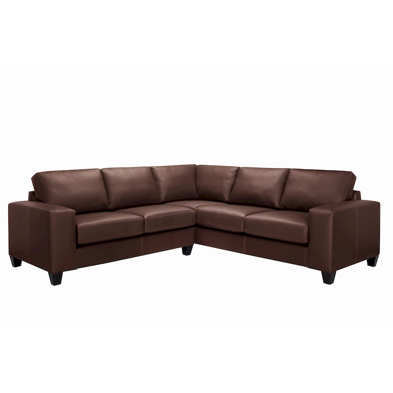 Paulina Top-grain Italian Leather Sectional Sofa