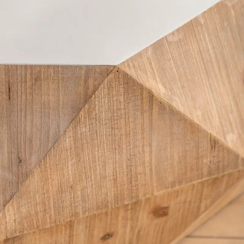 Three-dimensional Embossed Pattern Design American Retro Style Coffee Table