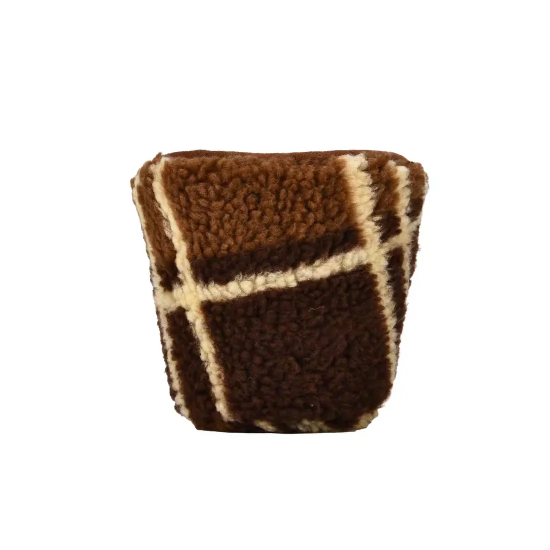PlushWoods Chocolate Furry Pot 11cm