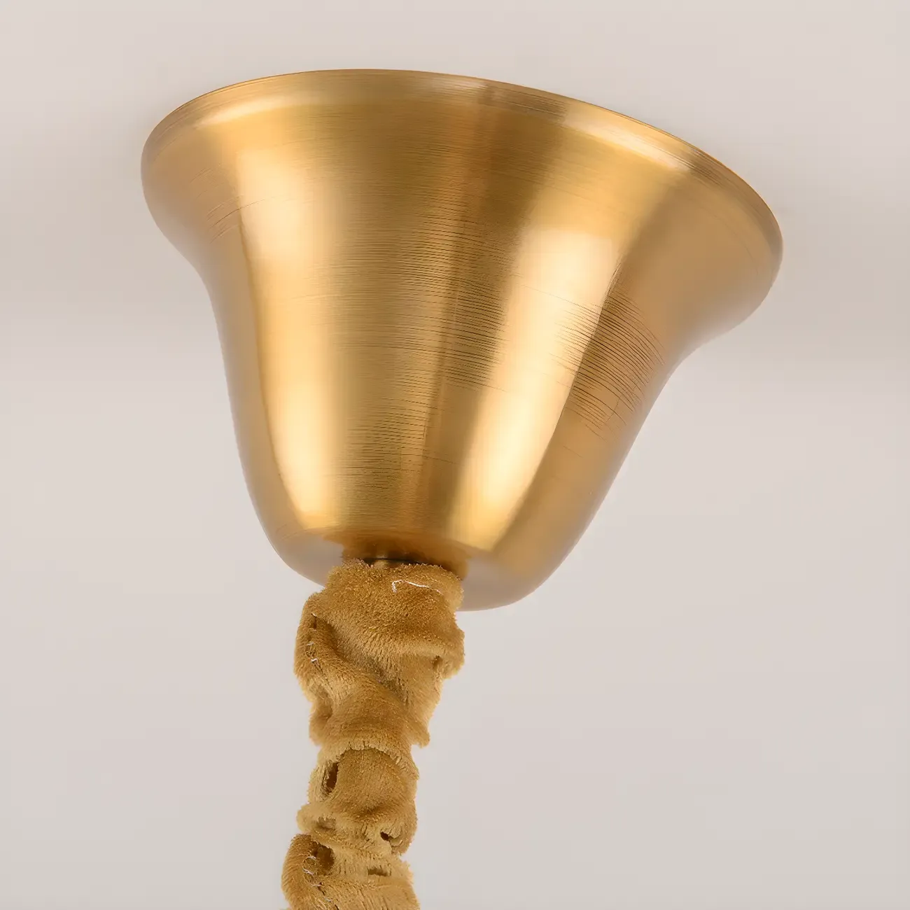 Modern Tier Round Gold Crystal Chandelier Height Adjustable