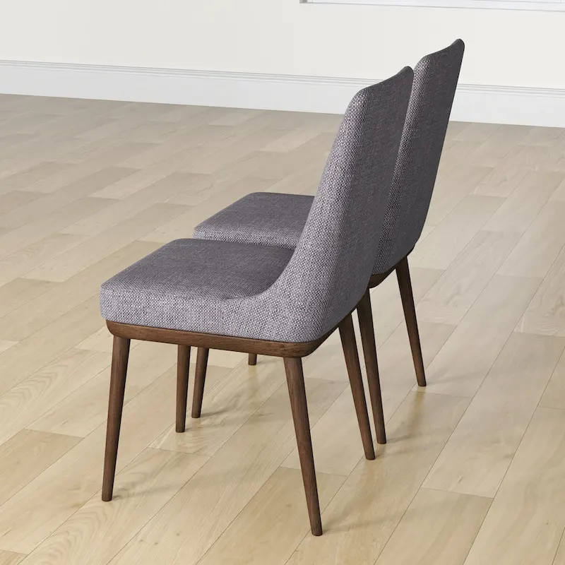 Belladonna Mid-Century Modern Dining Chairs (Set of 2)