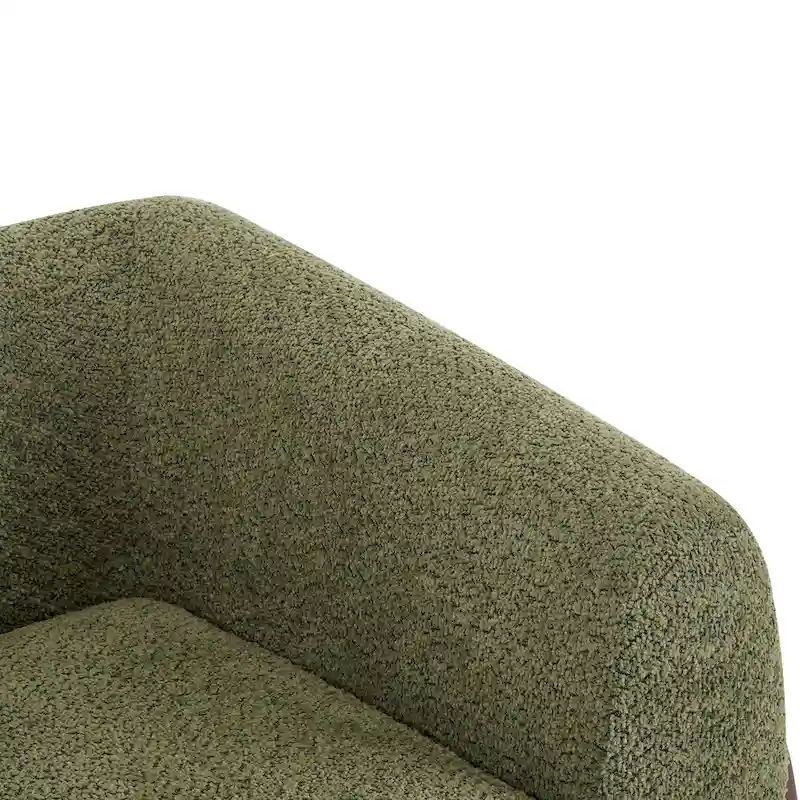 Tina Modern Upholstered Boucle Arm Club Chair by Christopher Knight Home