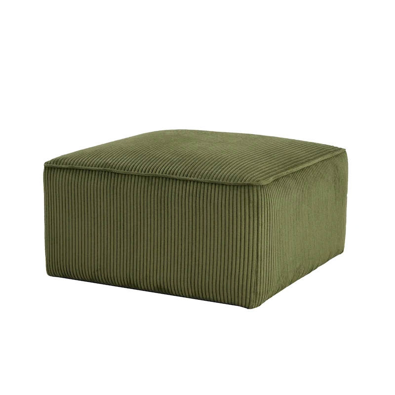 Christopher Knight Home - Yzabella Faux Leather Square Ottoman