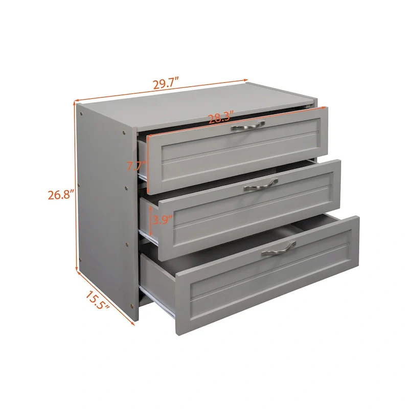 Gray High-Quality Solid Pinewood Loft Bed