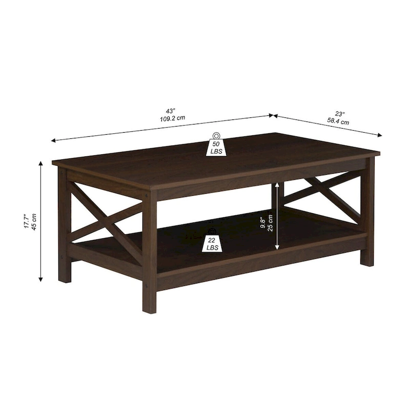 Saint Birch Lambert Modern Farmhouse Coffee Table