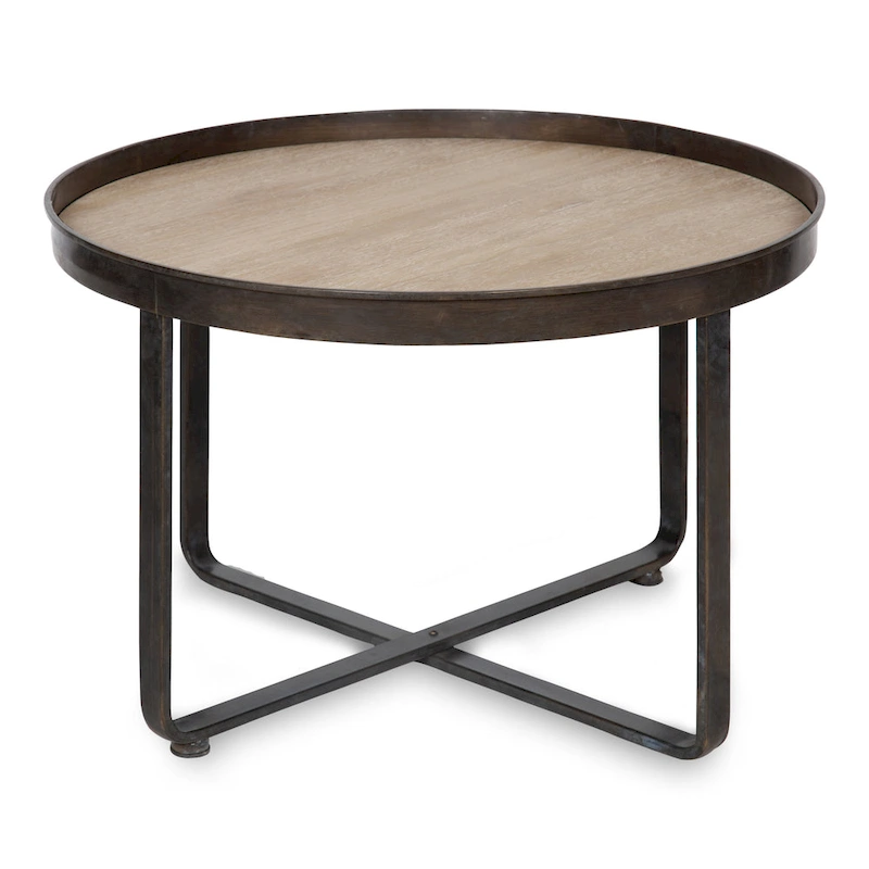 Kate and Laurel Zabel Round Modern Coffee Table - 28  Diameter