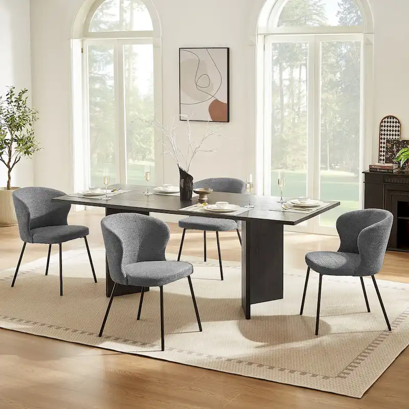 Art Leon Modern Dining Chairs, Set of 2