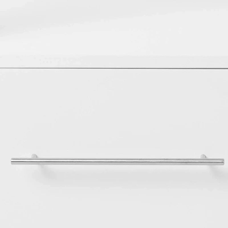 Ottawa Kitchen Cart, Stainless Steel & White