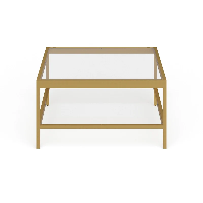 Metal and Glass Coffee Table