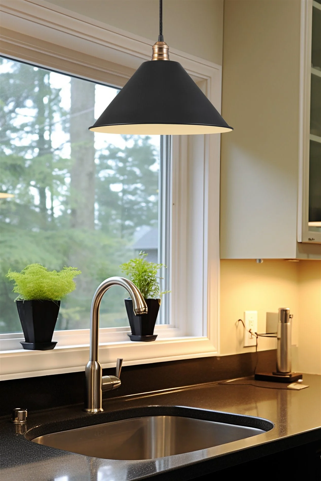 14 Industrial Metal Cone Replacement Shades, 3-Pack