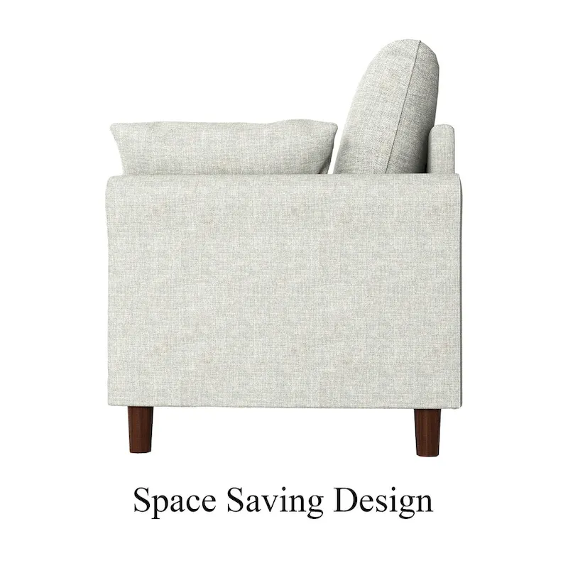 Polyester 3-Seat and 2-Seat Sofa with Cushions