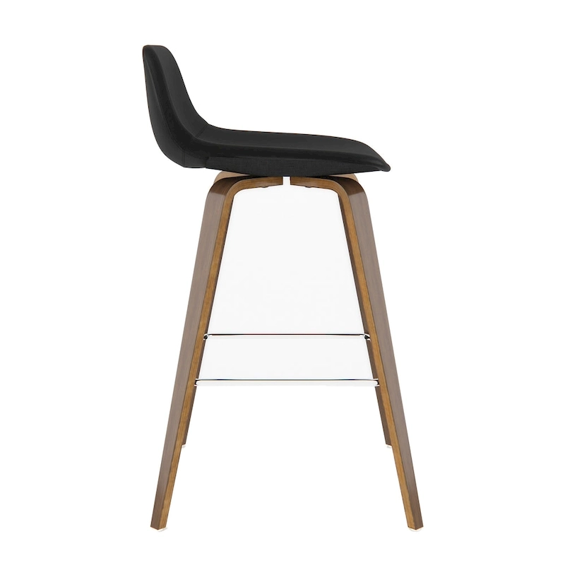 WYNDENHALL Cacey Mid Century Modern Bentwood Counter Height Stool (Set of 2) - 20.7 x 21.1 x 36.6