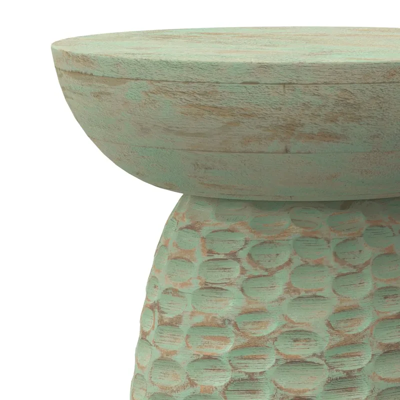 Solid Wood Accent Table - 12.6