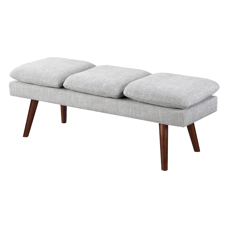 Amanda 54 Mid-Century Bench
