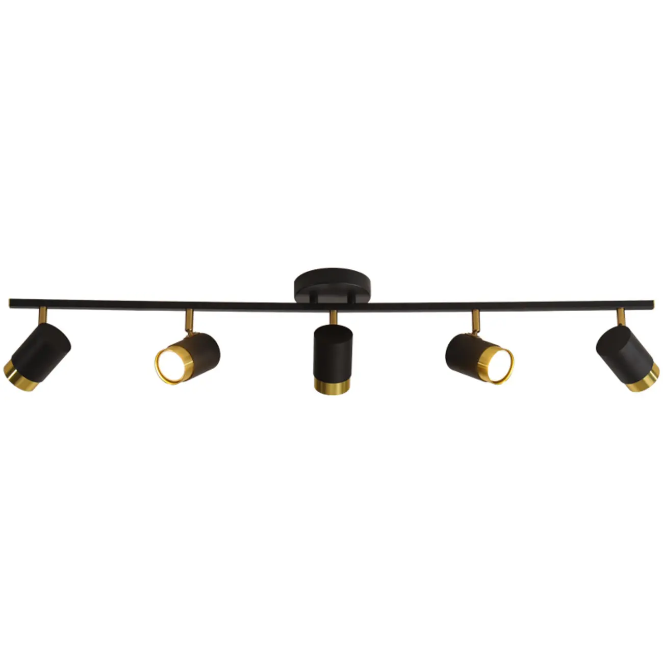 4-Light Modern Dimmable LED Track Lighting with Adjustable Head