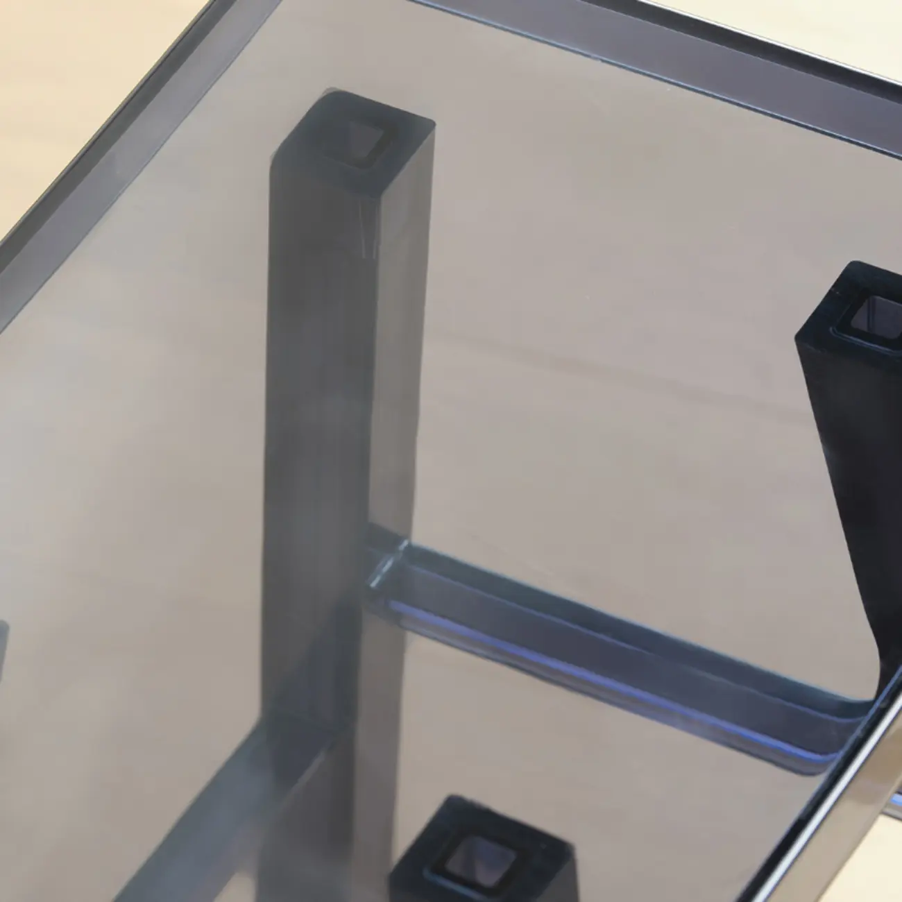 Saddle Acrylic Counter Height Backless Bar Stools