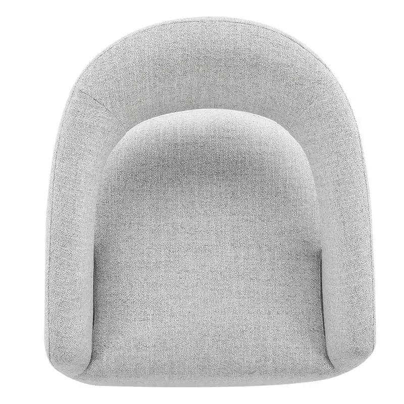 Spruce&Spring Modern Barrel Dining Chair with Caster & Open Back No Assembly Anywhere Chair