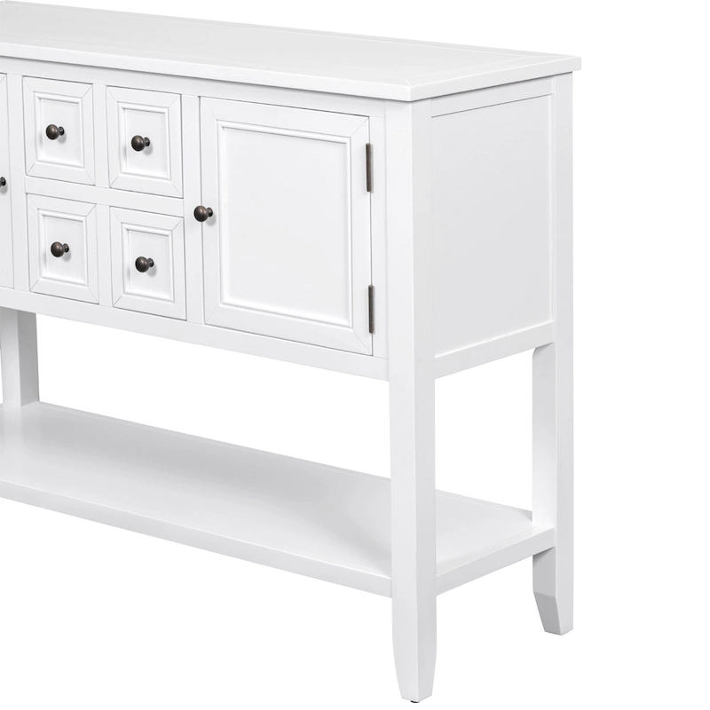 Buffet Sideboard Console Table with Bottom Shelf