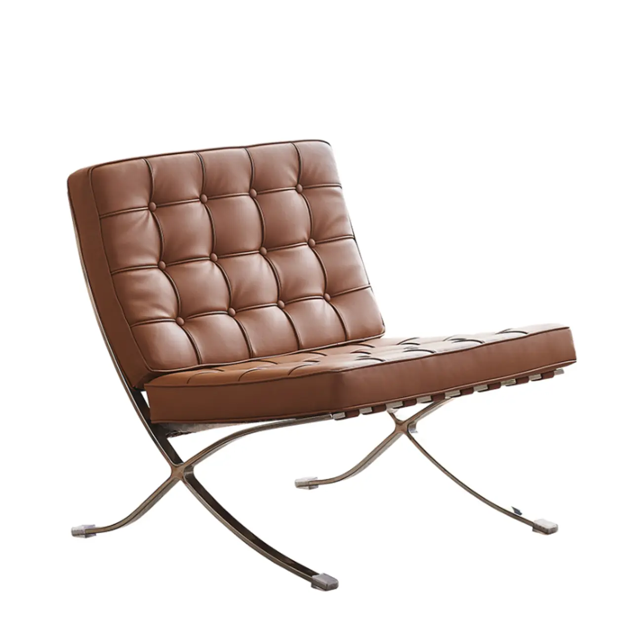 Modern Nappa Reclining Lounge Chair