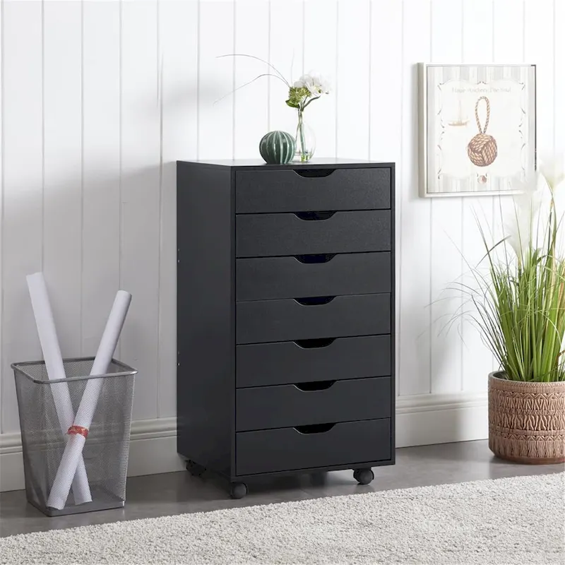 Office File Cabinets Wooden File Cabinets for Home Office Lateral File Cabinet File Cabinet Mobile Storage Drawer Cabinet - Grey