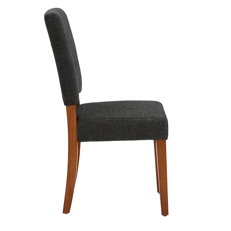 Calvados Upholstered Fabric Keyhole Dining Chairs (Set of 2) by