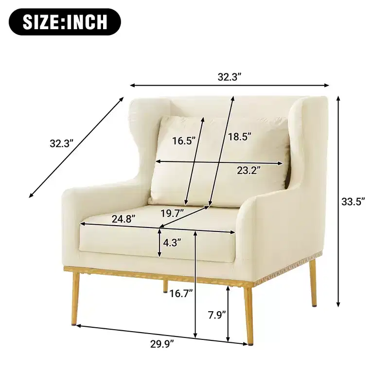 Christopher Knight Home Galina Modern Velvet Armchair with Pillow