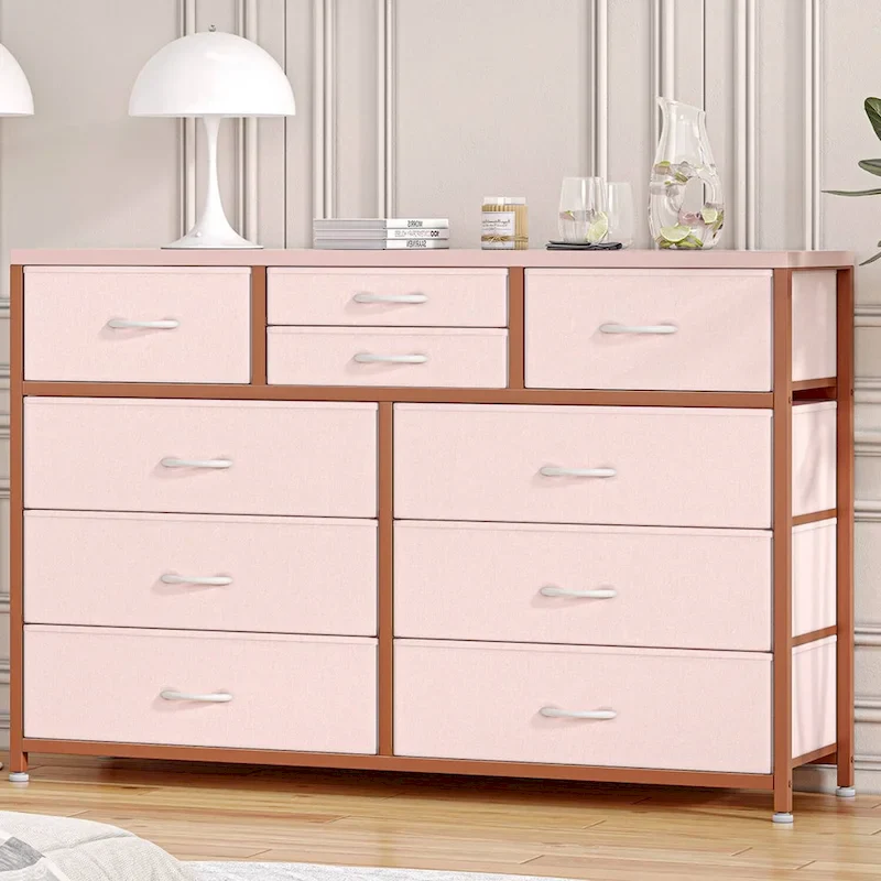 10-Drawer Dresser with TV Stand Top