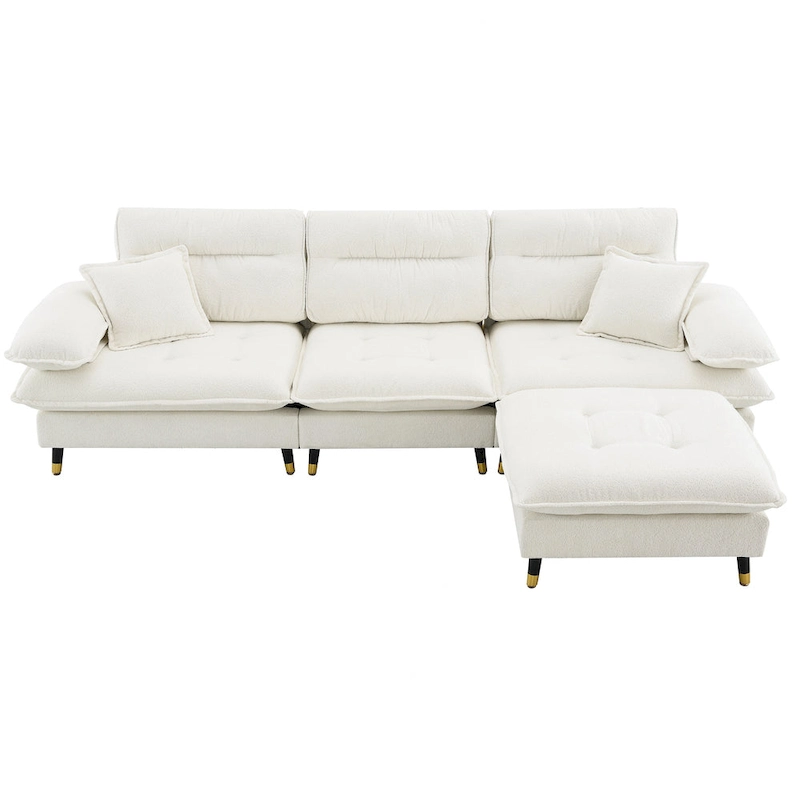 L shaped Convertible Sectional Sofa