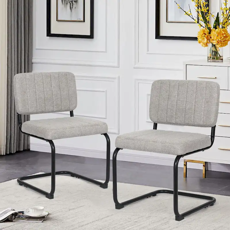 Dining Chairs Set of 2,Upholstered Comfy Sturdy Side Chair
