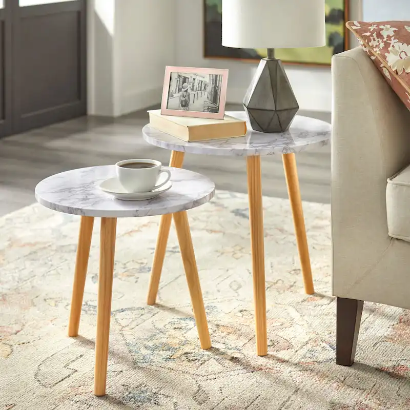 Simple Living Mid Century Darcy Nesting Tables