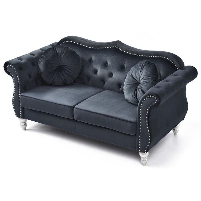 Hollywood Velvet Loveseat