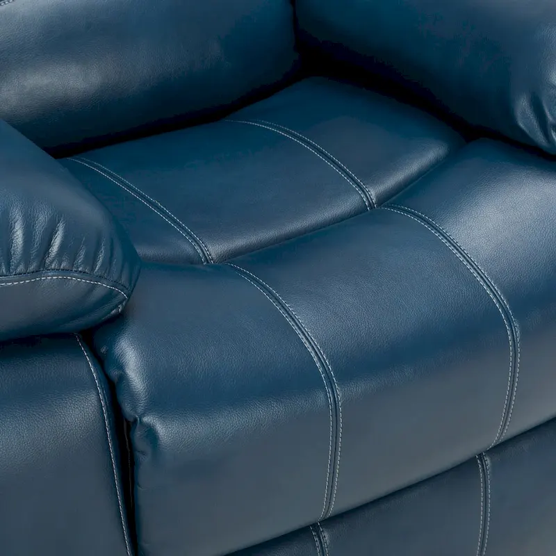 Charleston Leather Gel Glider Rocker Recliner by Greyson Living
