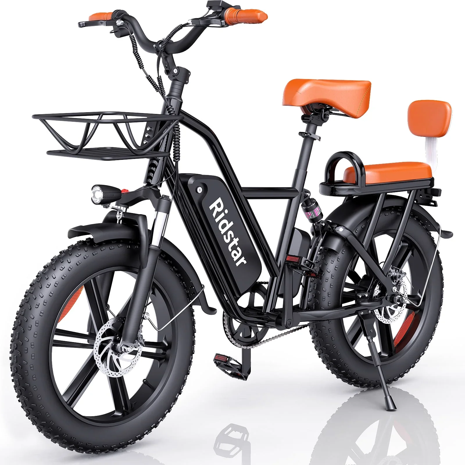 Electric Bike for Adults,750W 30-70Miles 48V 15AH Removable Battery Ebike 20
