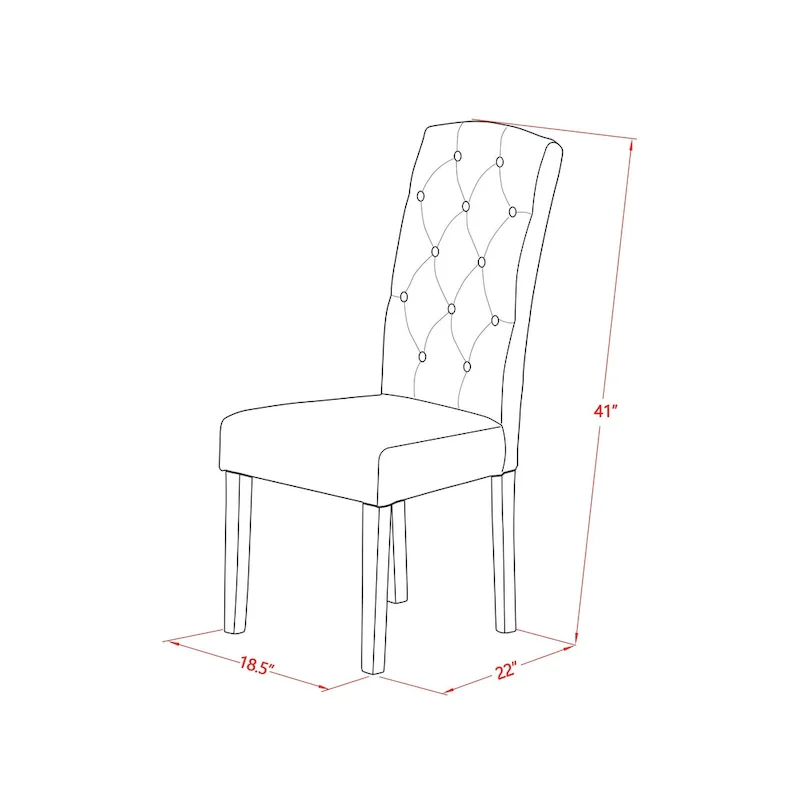 East West Furniture Dining Set - a Dining Table and Dining Room Chairs - (Finish & Pieces Option)