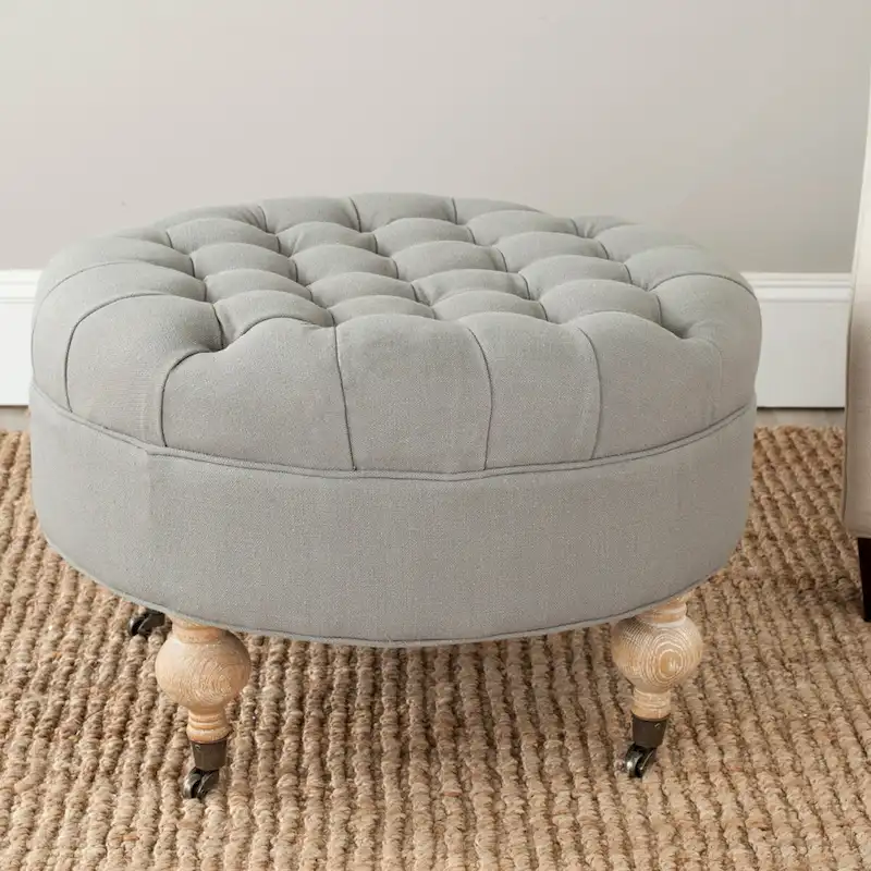 SAFAVIEH Shaunna Round Ottoman