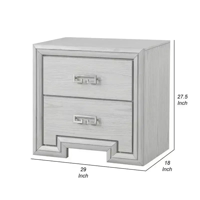 Royal Hampton Nightstand, 2 Drawers, 29 Inch