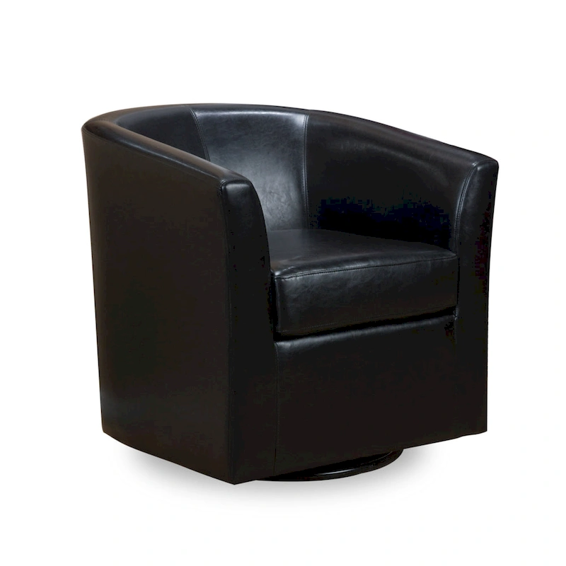 Daymian Swivel Club Chair by Christopher Knight Home - 29.00 D x 30.20 W x 30.50 H