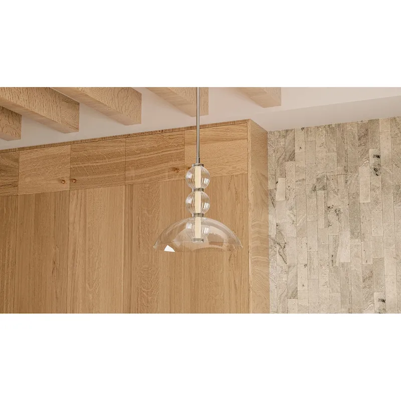 Elway Integrated LED Polished Chrome Pendant