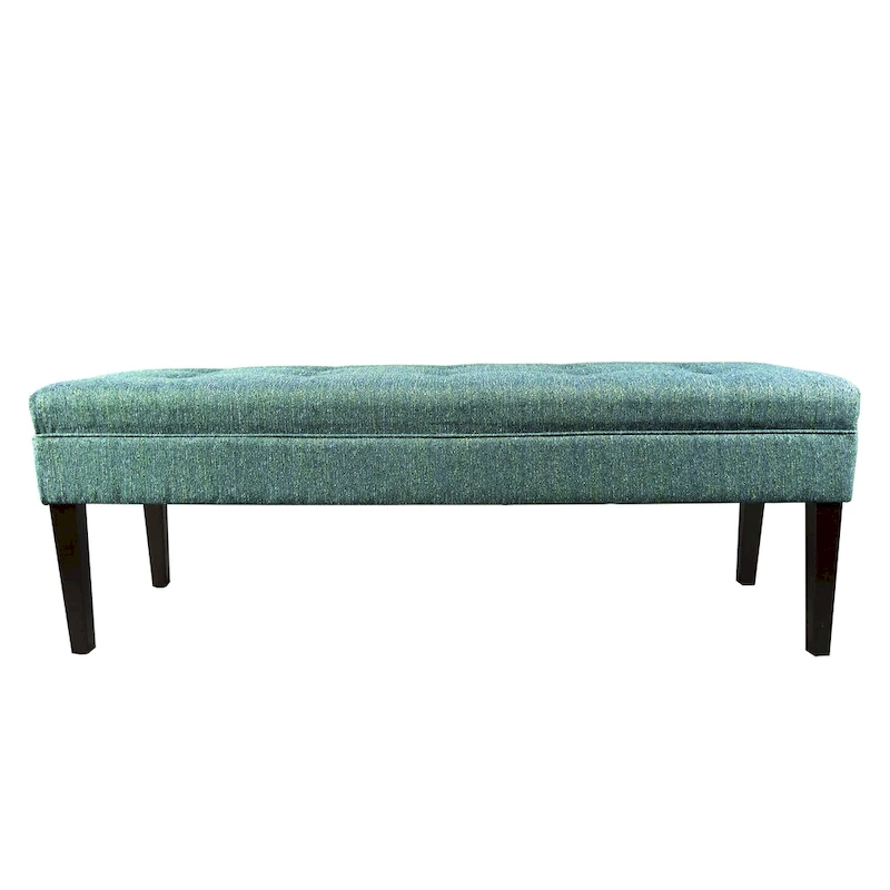 Kaya Button Tufted Upholstered Long Bench