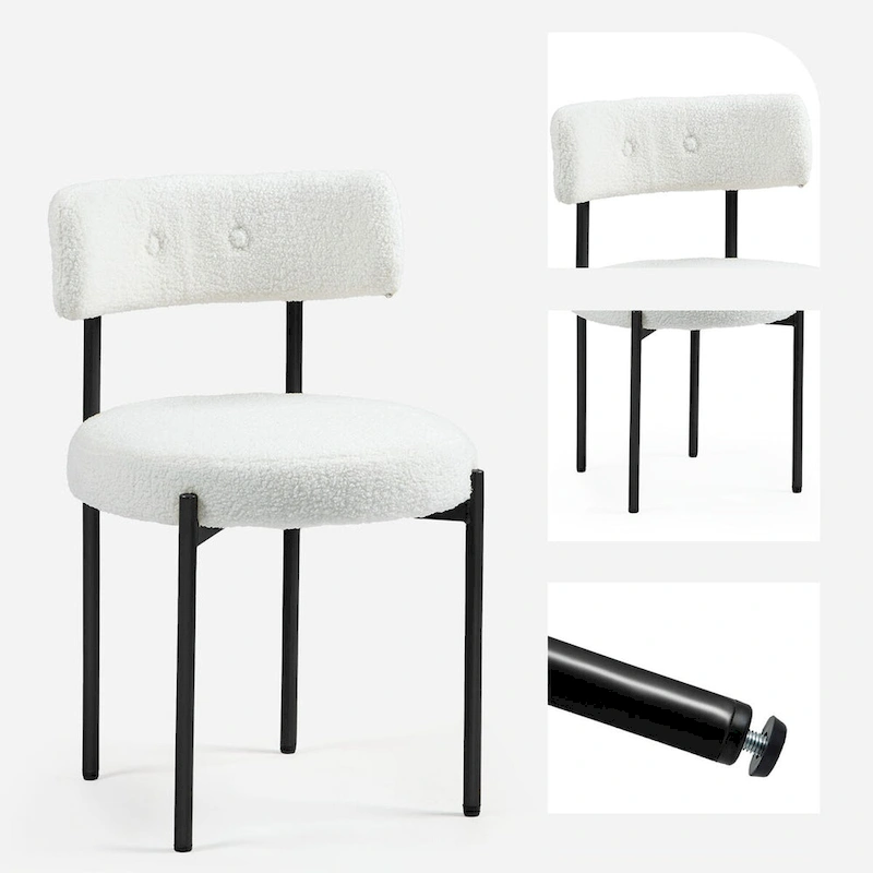 AVAWING Dining Chairs Mid-Century Modern Kitchen Chairs Set of 4