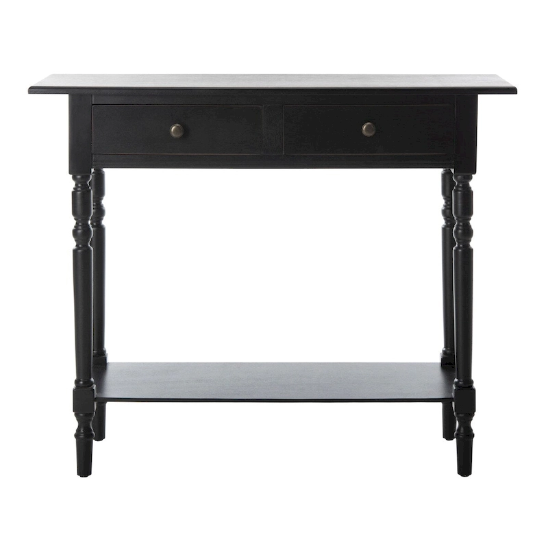 SAFAVIEH Arvilla Grey 2-Drawer Console Table - 37.8 x 13 x 31.9 - 38Wx13Dx32H