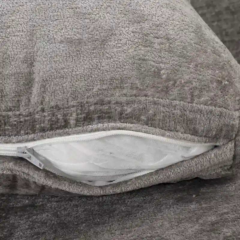 Mid-Century Velvet Solid Wood Accent Chair with Thick Seat Cushion