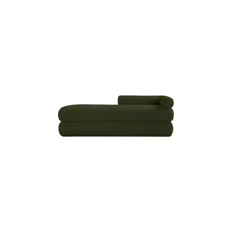 Meridian Furniture,Kennedy Faux Shearling Teddy Fabric Bench