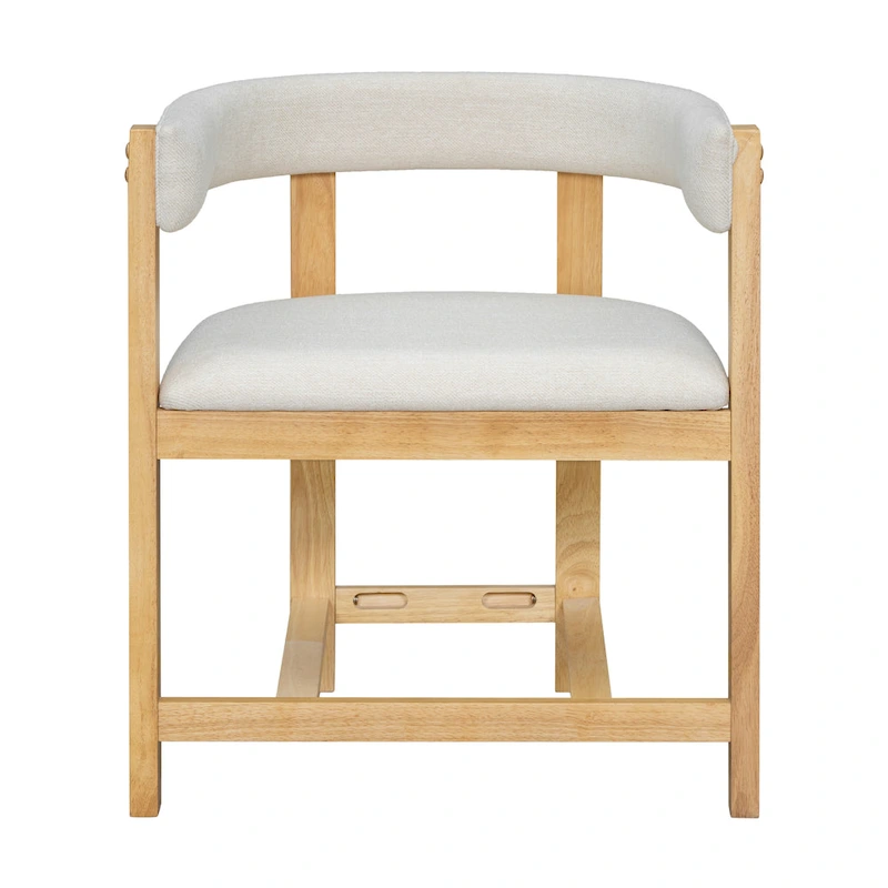 Christopher Knight Home - Bennett Elegant Barrel-Back Dining Armchair Set of 2