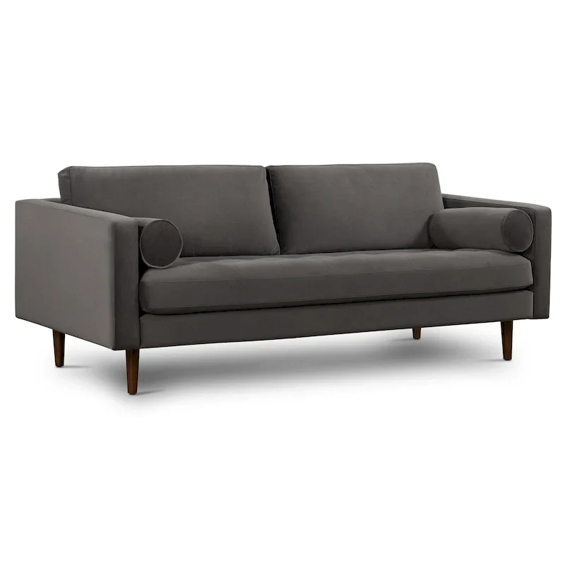 Poly & Bark Napa 72 Velvet Fabric Sofa
