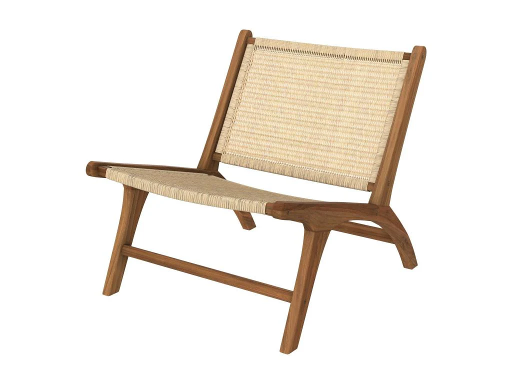 Rattan Armchair - Marron