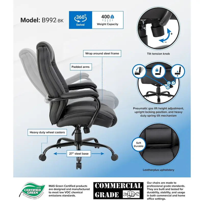 Boss Heavy Duty Executive Chair