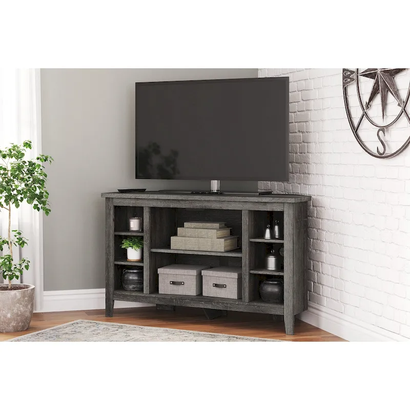 Signature Design by Ashley Dorrinson Corner TV Stand - 48 inches in width