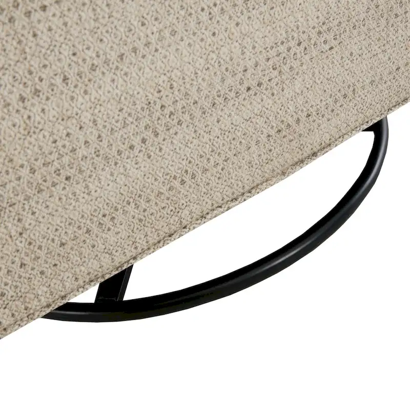 Madison Park Benton Tan 360 degree Swivel Glider Chair